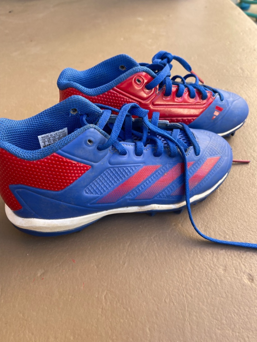 Adidas Adize Baseball Cleats - size 2 Little Boy